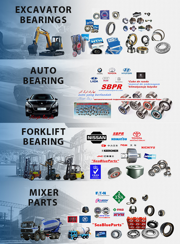 Cuscinetti per escavatori, cuscinetti per carrelli elevatori, cuscinetti per miscelatori e cuscinetti per mozzi ruota di eccellente qualità in Cina