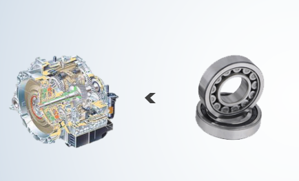Cuscinetti a rulli cilindrici e cuscinetti a rulli conici: utilizzati nella scatola del cambio